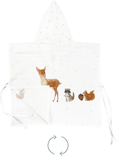 SteweHome Kinder Strandponcho Beiges