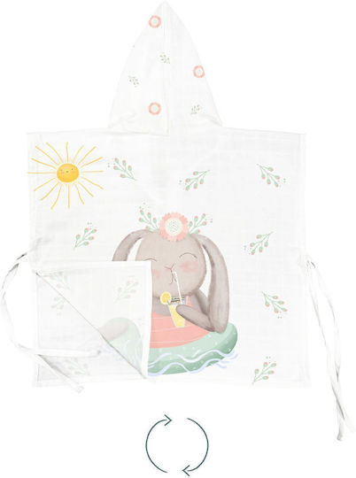 SteweHome Kinder Strandponcho Beiges