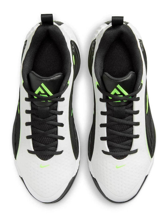 Giannis Immortality 5 Χαμηλά Μπασκετικά Παπούτσια White / Black / Volt
