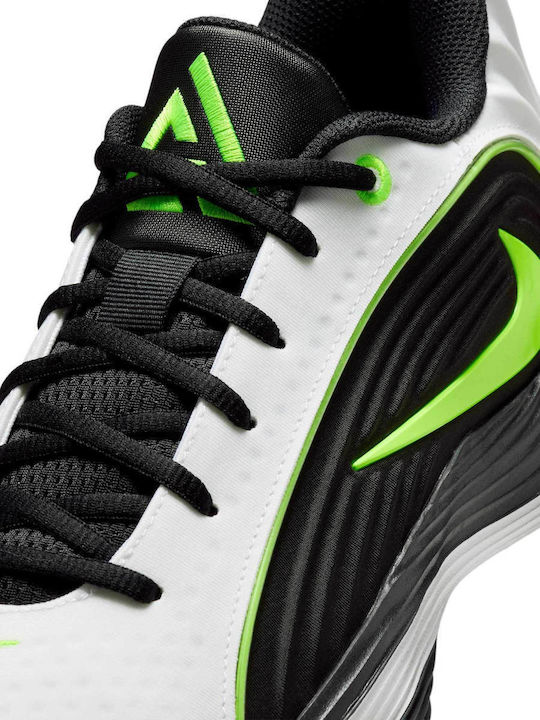 Giannis Immortality 5 Χαμηλά Μπασκετικά Παπούτσια White / Black / Volt