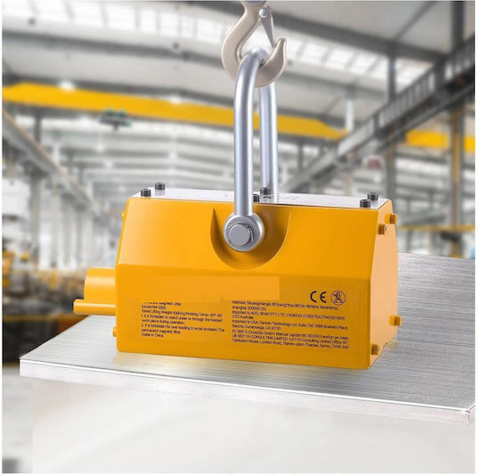 Palan Magnetic Capacitate 600 Kg Magnet Neodim N42m Factor de Siguranță 2