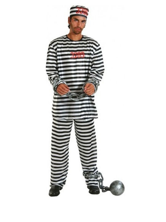 Adult Carnival Costume Convict