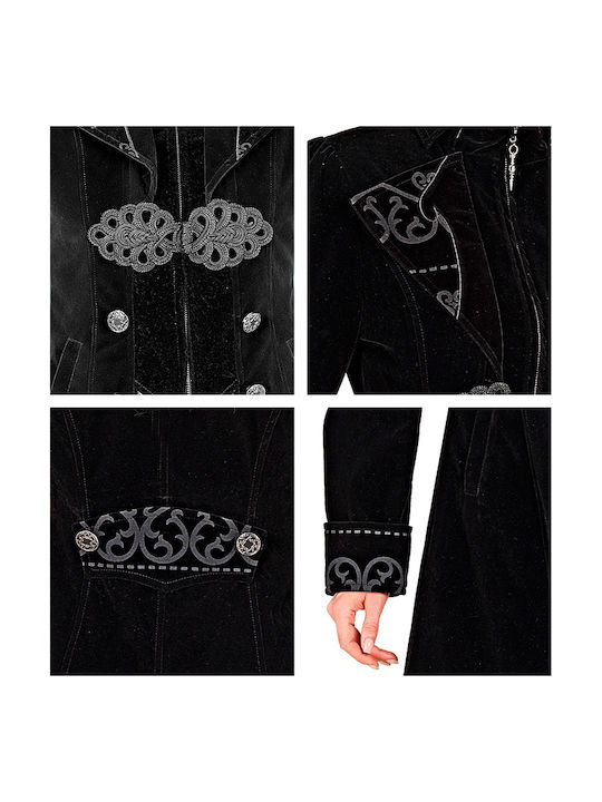 Adult Carnival Tailcoat Gothic Black