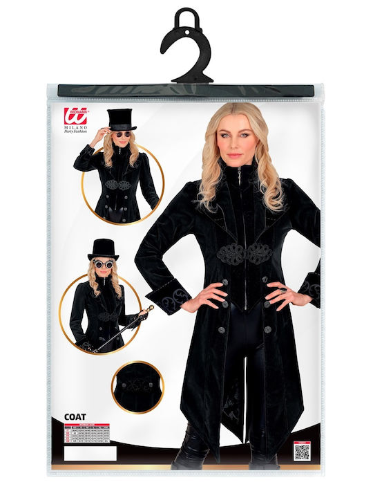Adult Carnival Tailcoat Gothic Black