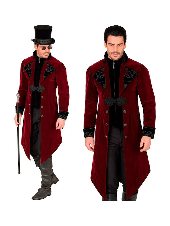 Adult Carnival Gothic Tailcoat Bordeaux