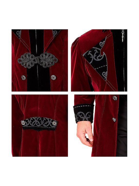 Adult Carnival Gothic Tailcoat Bordeaux