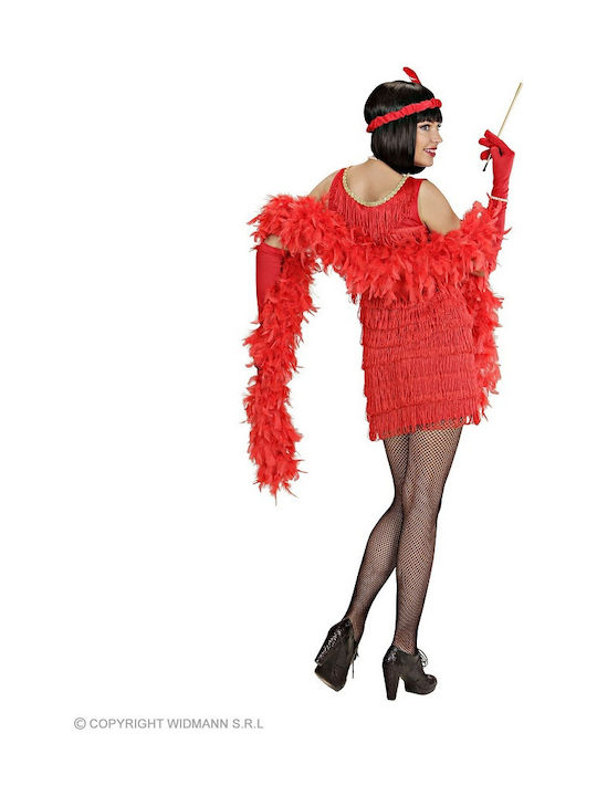 Adult Carnival Costume Lux Charleston Red