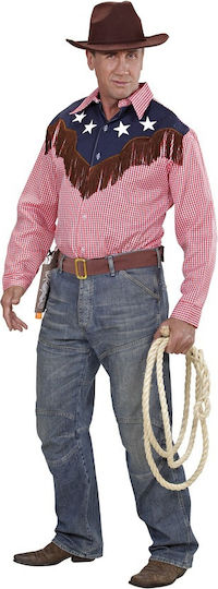 Αποκριάτικο Πουκάμισο Ενηλίκων Rodeo Cow Boy