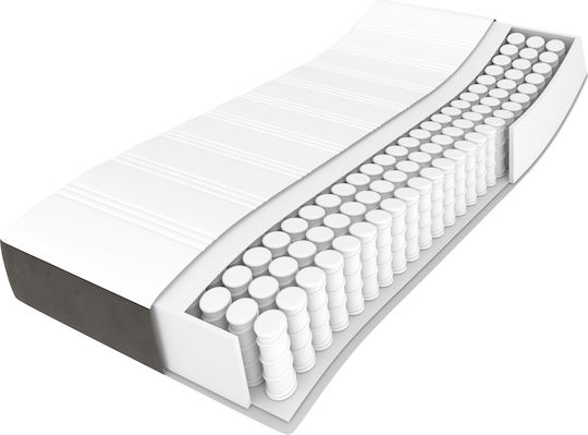 vidaXL Ergonomic Mattress 135x190x20cm with Pocket Springs