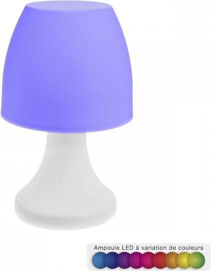 BigBuy Dekorative Lampe Weiß