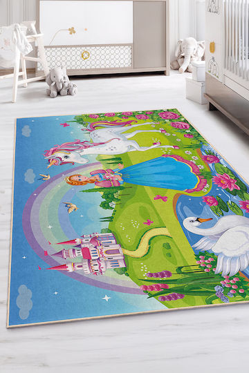 SteweHome Kids Rug Unicorn 120x250cm Thickness 60mm