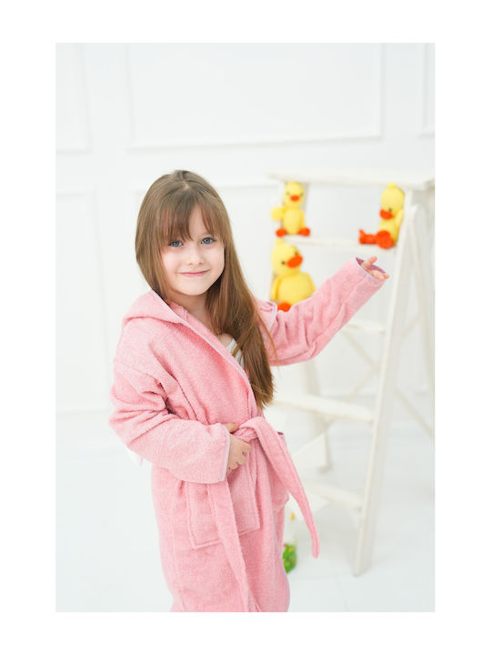 SteweHome Kids Bathrobe Orange Hooded
