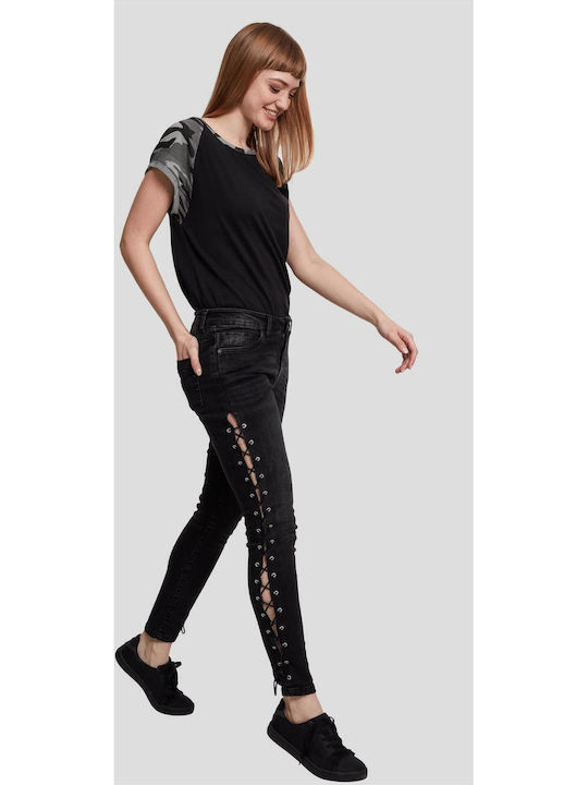 Γυναικείο T-shirt Black/Dark Camo