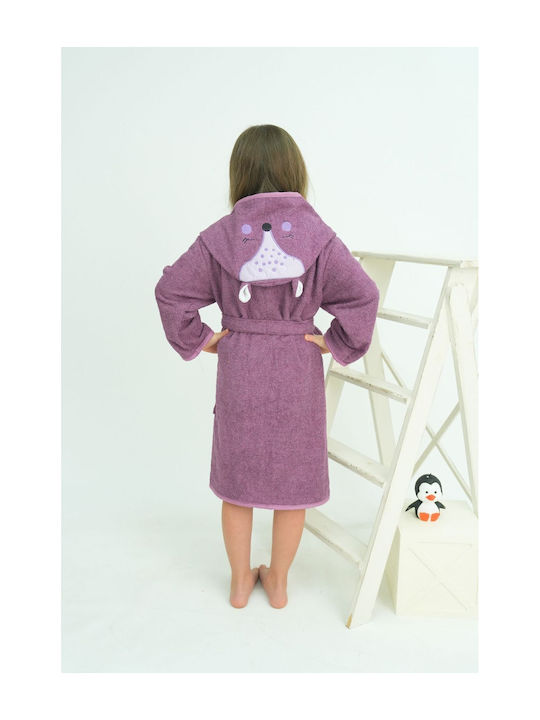 SteweHome Kids Bathrobe Cotton Hooded