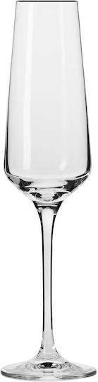 Krosno Set Brillen Champagner Kelch Kristall 180ml 6 Stück