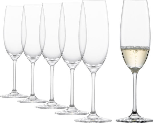Schott Zwiesel Ivento Σετ Ποτήρια Σαμπάνιας Κολωνάτα Πλαστικά 228ml 6τμχ
