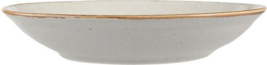 Porland Deep Serving Plate Made of Gray Porcelain 21cm