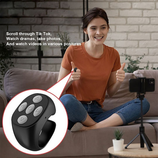 Selfie Controller Jx-05 Bluetooth Black
