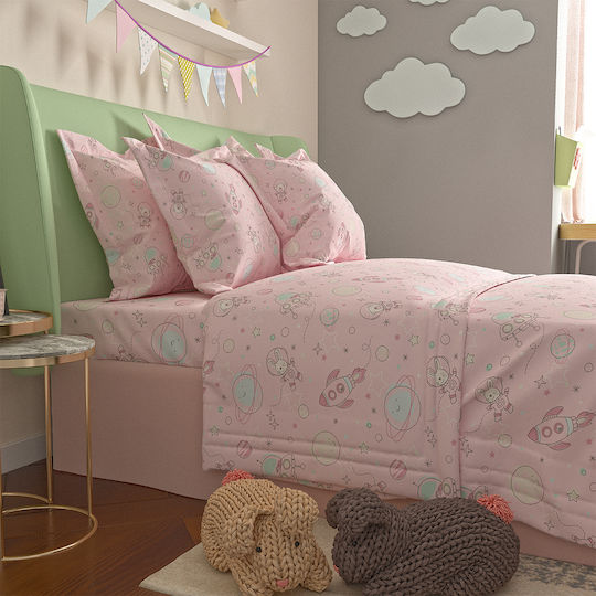 Charalambidis Textiles Kids Sheets Single Sky 160x260cm Charalambidis Textiles Kids Sheets Single Sky 160x260cm