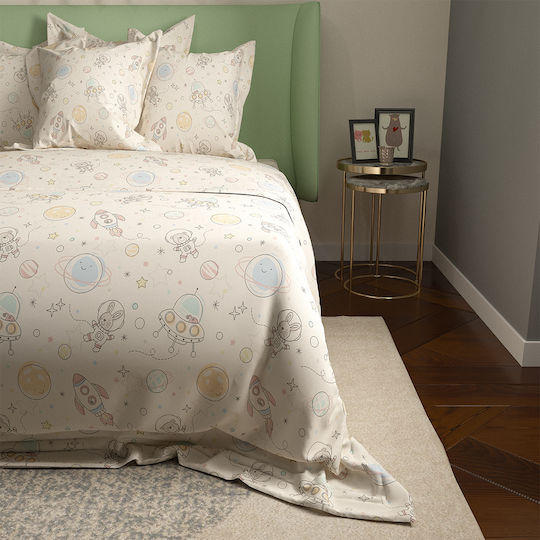 Charalambidis Textiles Kids Sheets Single Sky 160x260cm Charalambidis Textiles Kids Sheets Single Sky 160x260cm