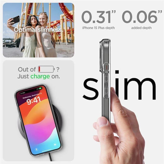 Spigen Crystal Back Cover Διάφανο (iPhone 15 Plus)