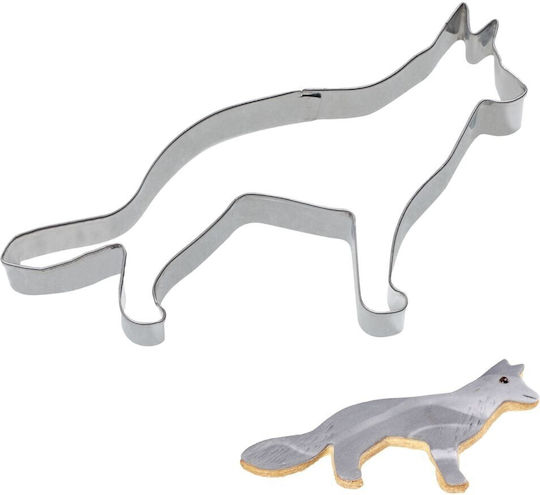 Westmark Keksform Hund Wolf 10 x 6 cm Rostfreier Stahl
