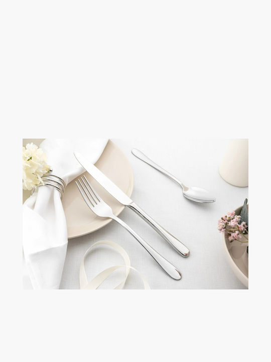 Grunwerg Set De Tacâmuri Inoxidabile Argintii 24 Bucăți