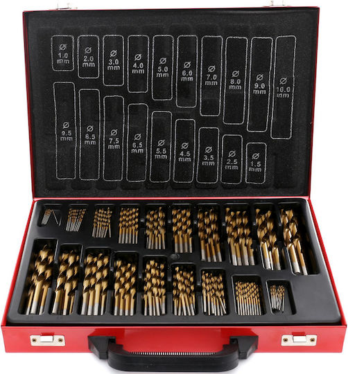 Set 170 Burghie HSS De Titan Pentru Metal