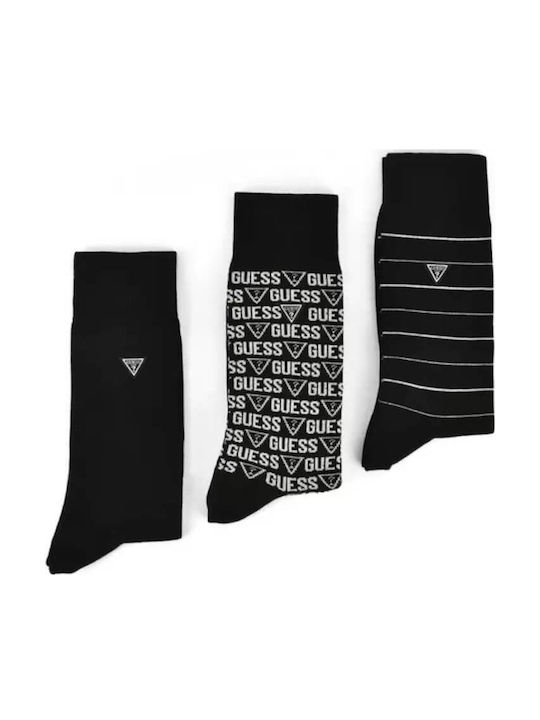 Guess Ανδρικές Κάλτσες Μαύρες 3Pack