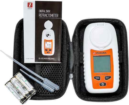 Digital Refraktometer Brix 0-55% Zokura