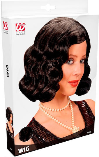 Αποκριάτικη Περούκα Roaring 20's Black