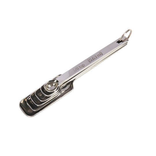 Kitchen Craft Stainless Steel Kitchen Measuring Tool 15ml 6 Pieces