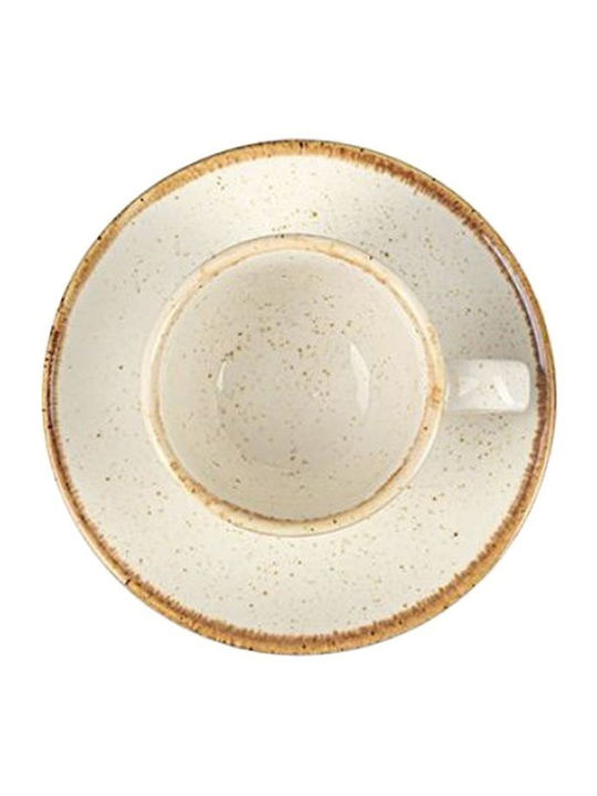 Porland Coffee Cup Made of Beige Porcelain 80ml