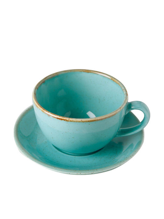 Porland Porland Blaues Teetasse aus Porzellan 370ml