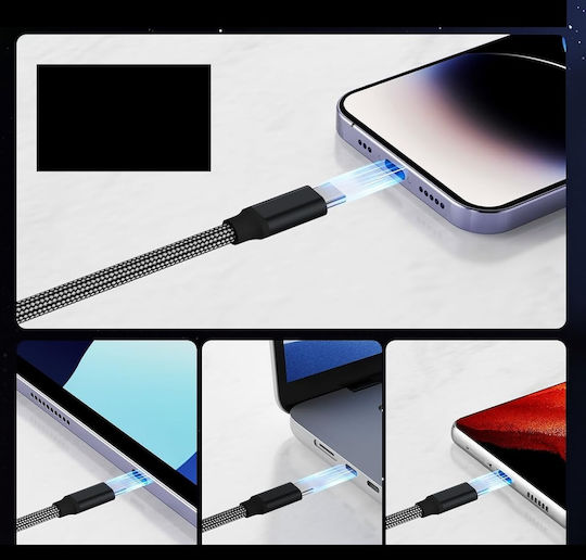 Cablu Magnetic Macbook Pro 15 Inci Usb4 100w 2 Metri Usb-C la Usb-C 8k 60hz
