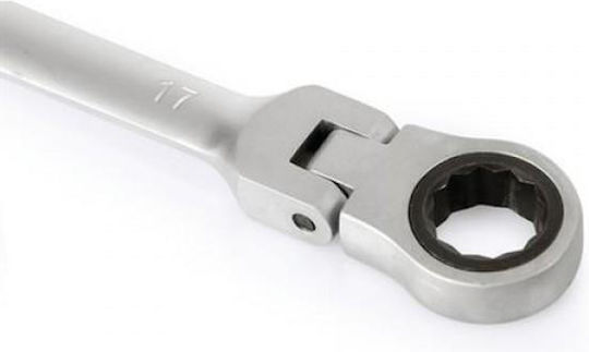 German Polygon Flexible Head Ratchet Ring Chrome-Vanadium Crv 10mm 1 Piece 5955.6-lb-lm