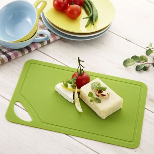 Set of Red Plastic Chopping Boards 26.2x17cm 3 Pieces