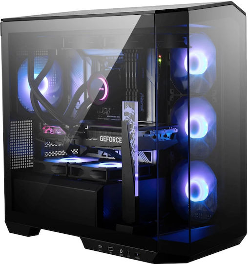 Vengeance Gamer's Choice Modus-V5 MSI Edition Гейминг Настолен Компютър (Ryzen 5-7500X3D/32GB DDR5/1.0TB SSD/Radeon RX 9070 GRE/Без Операционна Система)