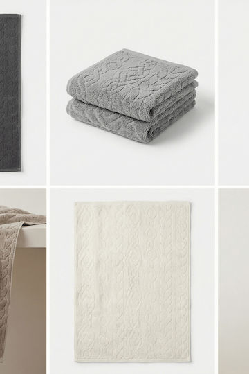 SteweHome SteweHome Badetuch 50x80cm Beiges Gewicht 170g/m²