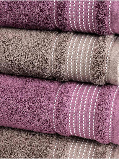 SteweHome Prosop De Corp 70x140cm 4 Bucăți Greutate 500gr/m² SteweHome Prosop De Corp 70x140cm 4 Bucăți Greutate 500gr/m²