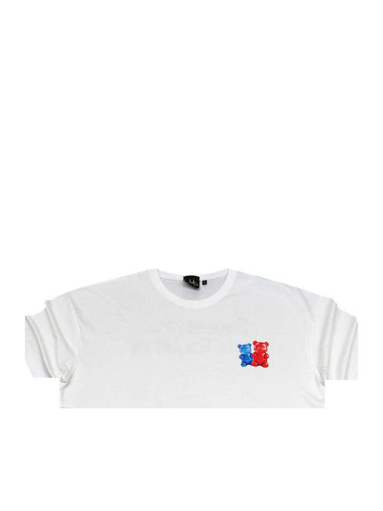 Kurzarm Herrenbluse Weiß BT-26470