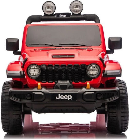 Wrangler Rubicon Două Locuri cu Telecomandă Licențiat 24 Volt Roșu