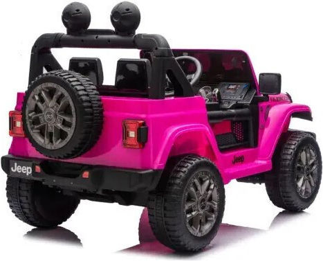 Wrangler Rubicon Διθέσιο με Τηλεκοντρόλ Licensed 24 Volt Ροζ