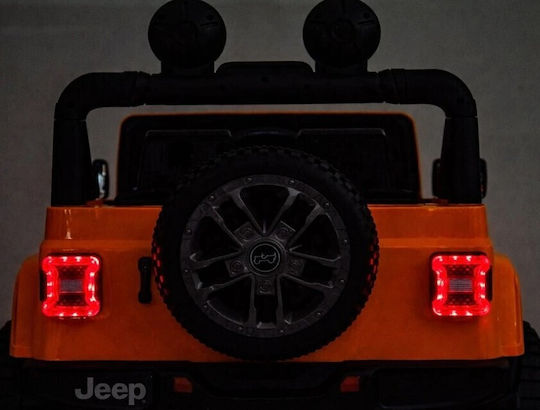 Wrangler Rubicon Διθέσιο με Τηλεκοντρόλ Licensed 24 Volt Πορτοκαλί