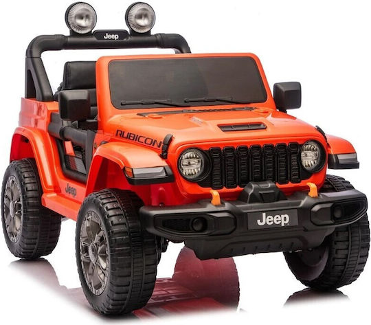 Wrangler Rubicon Διθέσιο με Τηλεκοντρόλ Licensed 24 Volt Πορτοκαλί