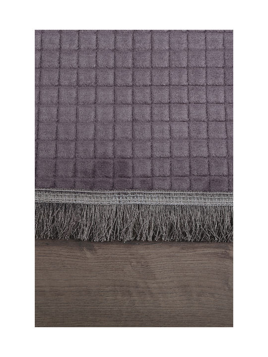 SteweHome Non-Slip Rectangular Gray Rug 120x230cm