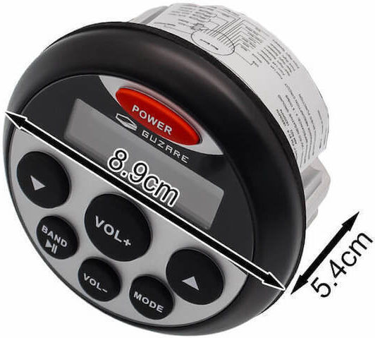 Awei Boat Sound System 4x45W Waterproof with Bluetooth / USB Blue