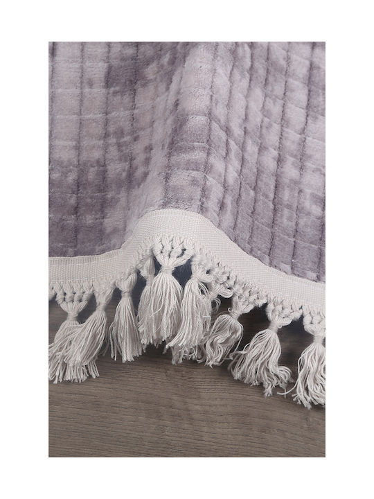 SteweHome Αντιολισθητικό Χαλί Ορθογώνιο Γκρι 120x230cm