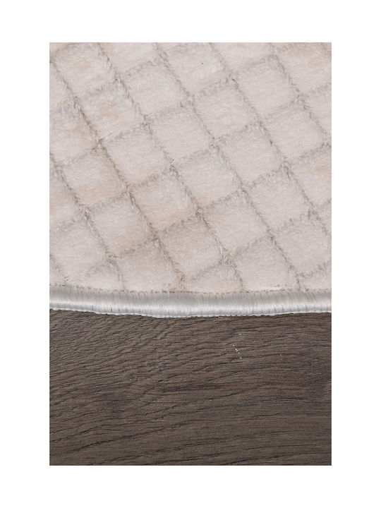 SteweHome Non-Slip Round Beige Rug Φ100cm