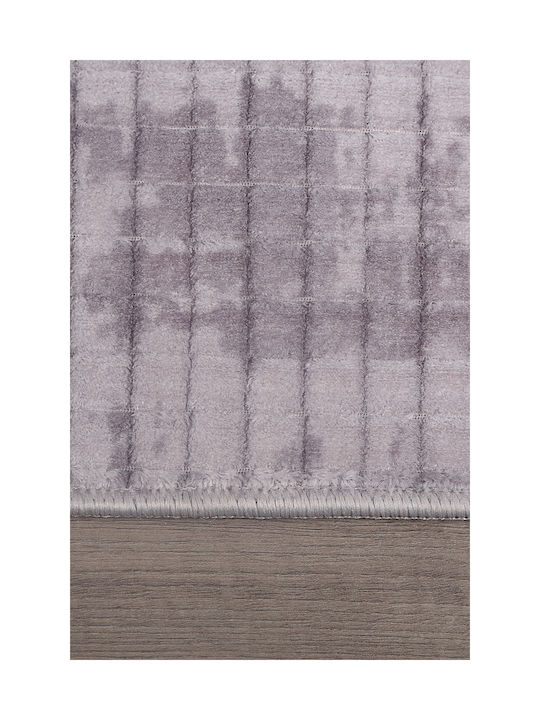 SteweHome Non-Slip Rectangular Gray Rug 120x180cm